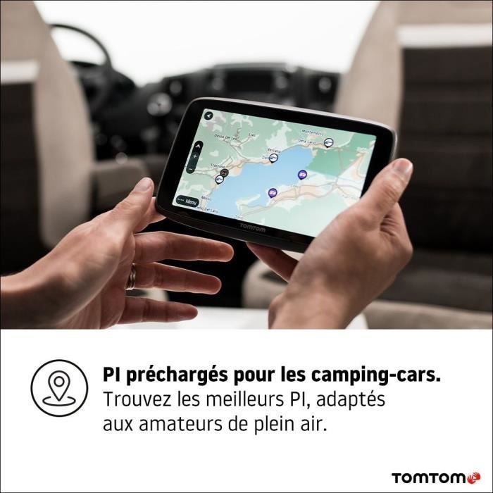 GPS Tomtom GO Camper Tour, Ècran HD 6''