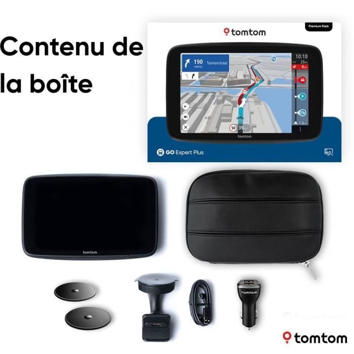 TomTom - GO Expert 7 Plus Premium Pack - GPS Poid Lourd, Bus, voiture - Planification de Parcours - TomTom Traffic - Carte Monde
