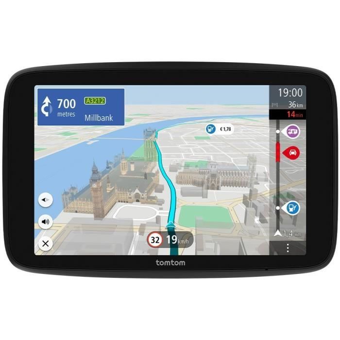 TomTom - GO Camper Max 2eme génération - GPS Camping-car, caravanes et voiture - 7 pouces - Points d'intérets dédiés - Carte Monde