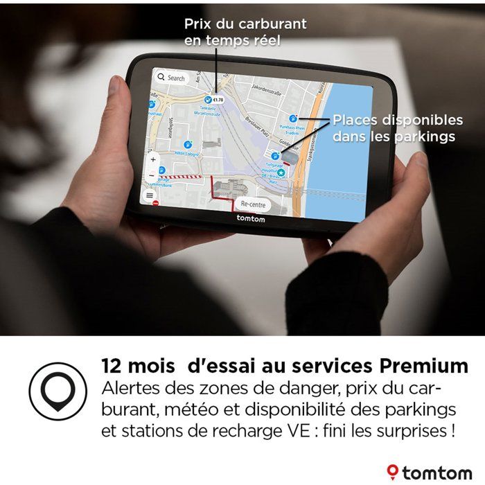 TomTom - GO Navigator 7 - GPS Voiture - 7 pouces - TomTom Traffic - Fixation Magnétique - Carte Europe
