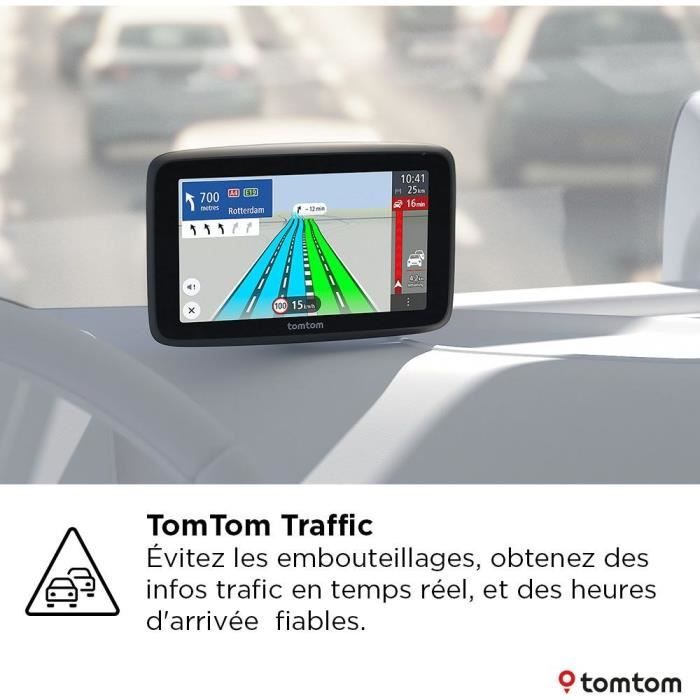 GPS - TOMTOM - GO Professional 6 EU 2eme GÈnÈration - Carte Europe 46, et Infos trafic en Temps rÈel conÁu pour Poids Lourds, Cars,