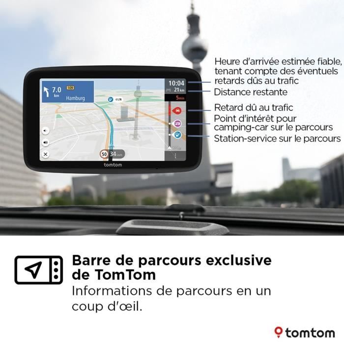 GPS - TOMTOM - GO Camper Tour - Seconde génération - Pour camping - car et caravane - Ecran 6