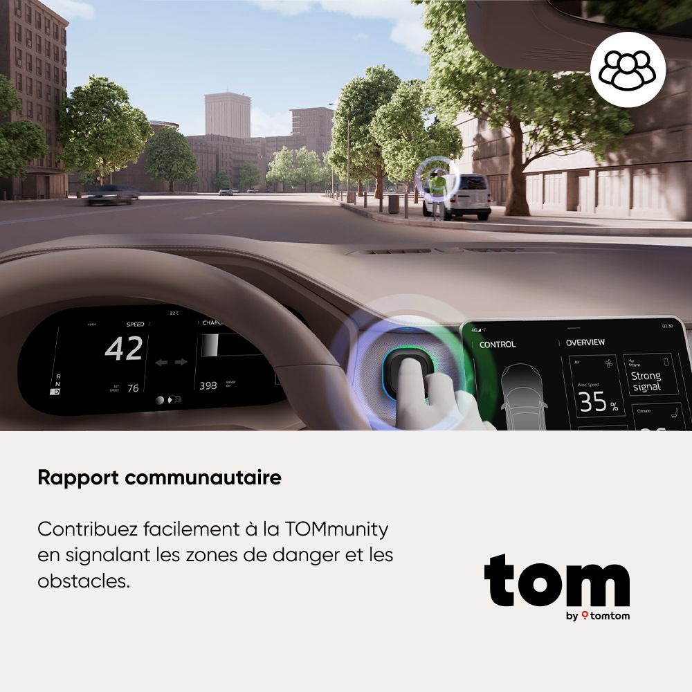 Tom by TomTom assistant d'alertes routieres intelligent