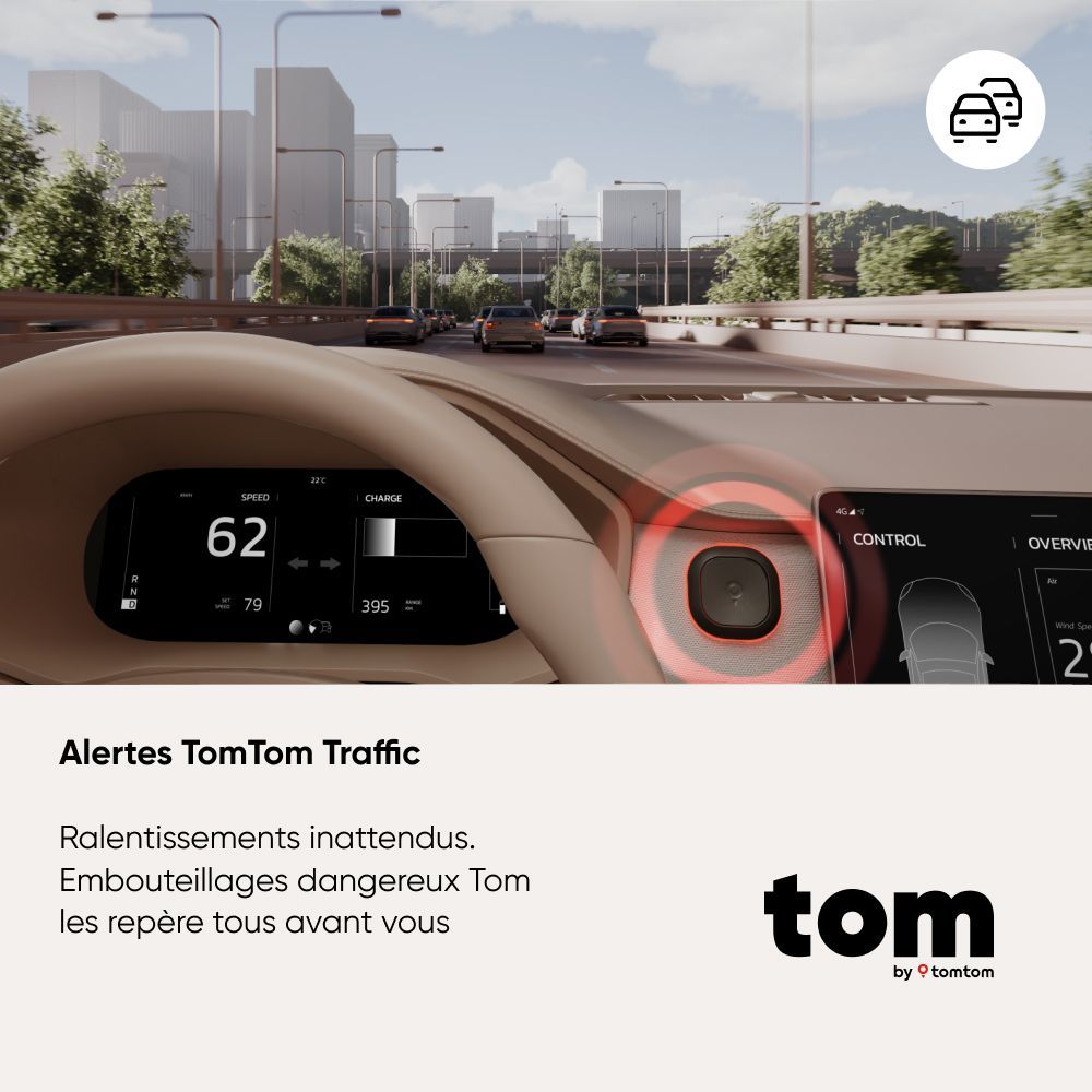 Tom by TomTom assistant d'alertes routieres intelligent