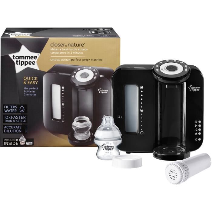 TOMMEE TIPPEE Perfect PrÈparateur Chauffe Biberons, Perfect Prep, Noir