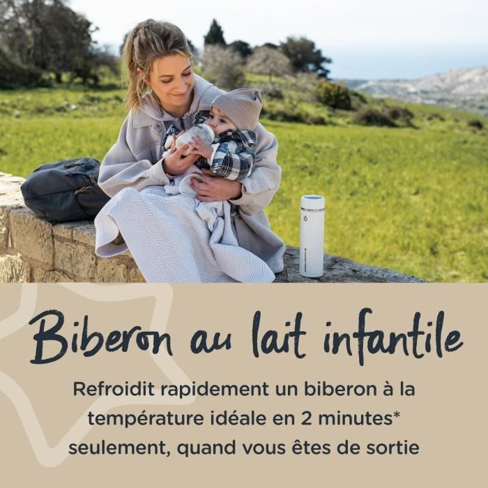 TOMMEE TIPPEE Goprep, kit de prÈparation de biberons en 2 minutes, thermos refroidisseur, Ècran LED