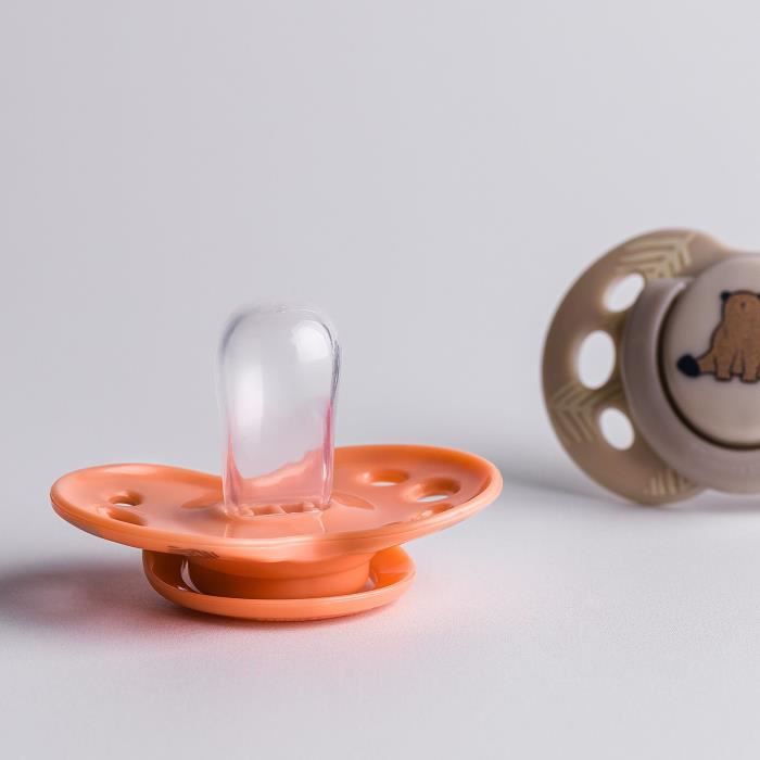 Sucettes - TOMMEE TIPPEE - FUN - 18-36 mois - Lot de 6 - Forme Orthodontique SymÈtrique - Silicone sans BPA