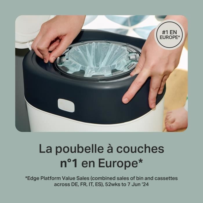 TOMMEE TIPPEE - Recharges pour poubelles a couches - Twist & Click - Film multicouche antibactérien - Pack de 12