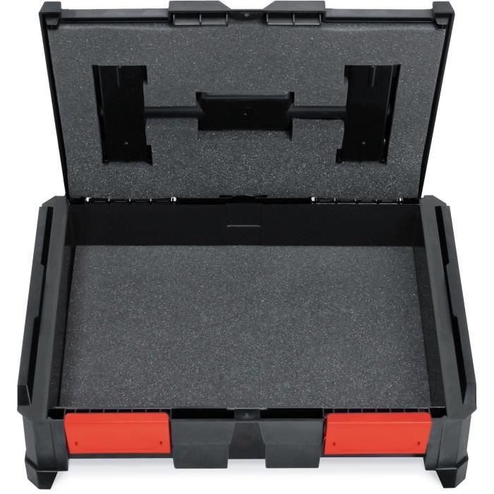 Insert en mousse - TOOD - 2 pieces - Pour coffret professionnel - Emboîtable - 40x30x4 cm