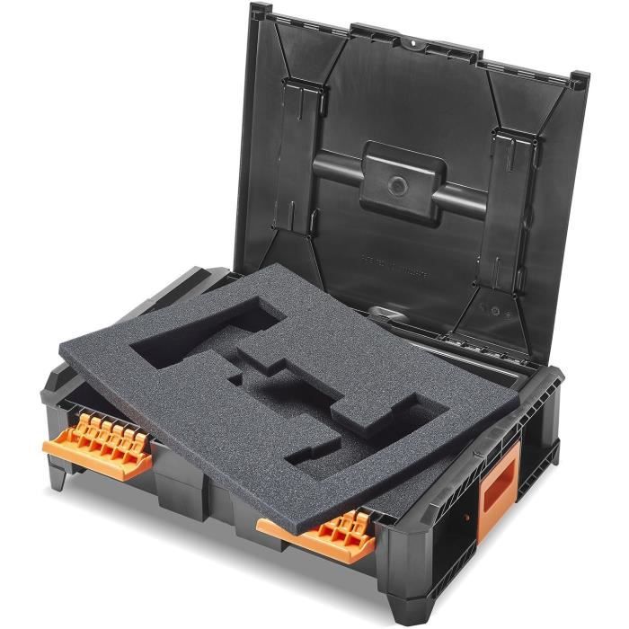 Insert en mousse - TOOD - 2 pieces - Pour coffret professionnel - Emboîtable - 40x30x4 cm