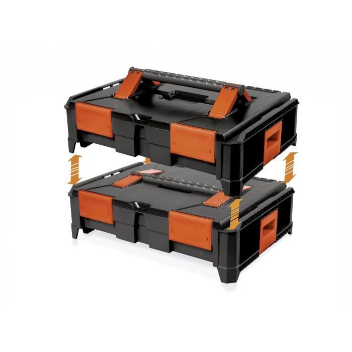 Coffret professionnel - TOOD - Emboîtable - ABS - 46x34x21 cm
