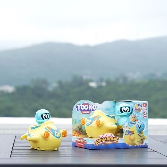 Sous-marin motorisÈ pour enfant - TOOKO - Jaune et bleu - Effets sonores - A partir de 2 ans