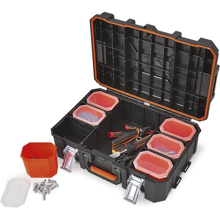 Mallette a outils - TOOD - Étanche - 6 godets - 53x37x18 cm