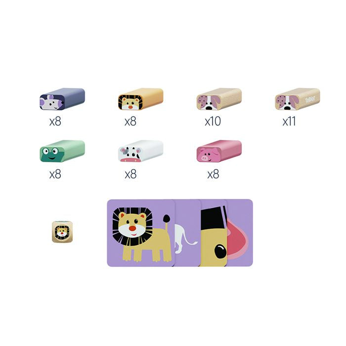 Tour a Bascule - TOP BRIGHT - Animaux - Couleurs - Jeu d'Adresse - Construction CrÈative