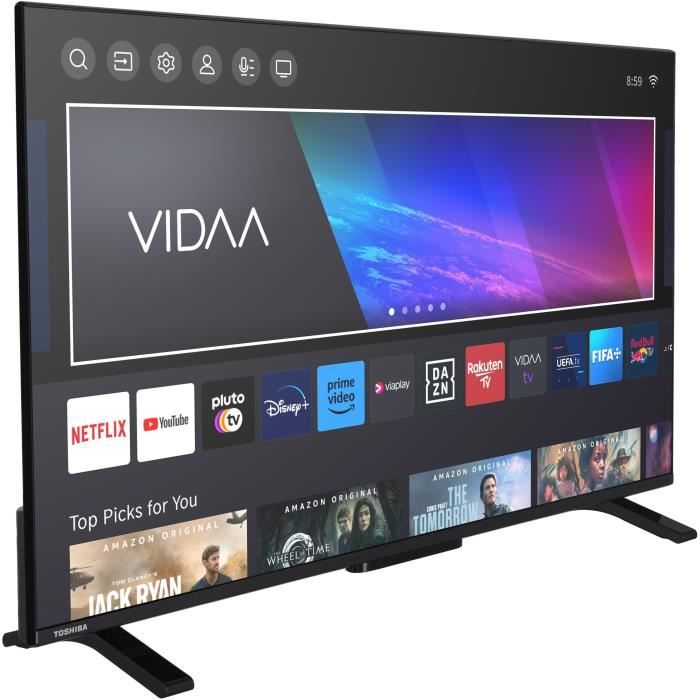 TOSHIBA 43UA2363DG - TV LED 43'' (108 cm) - 4K UHD 3840x2160 - Dolby Vision - TV connectÈ Android - 3xHDMI - WiFi