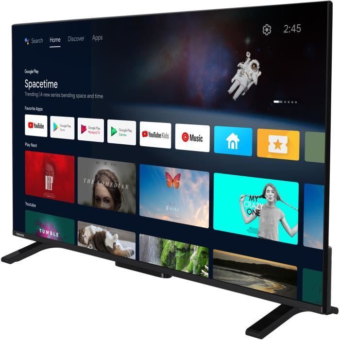 TOSHIBA 50UA2363DG - TV LED 50'' (126 cm) - 4K UHD 3840x2160 - Dolby Vision - TV connectée Android - 3xHDMI - WiFi