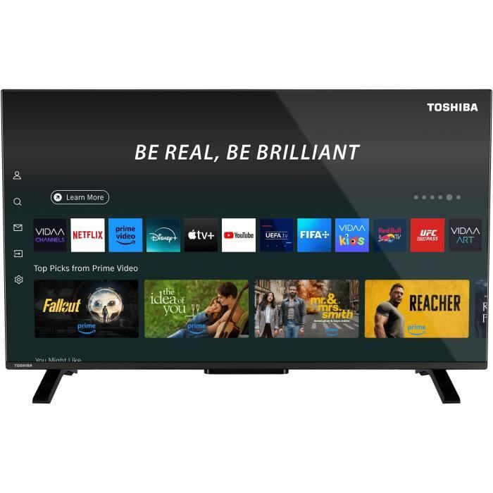 Toshiba 40QV2F63DG - TV QLED 40'' (100 cm) - FHD 1920x1080 - DTS Virtual:X - Smart TV - 2xHDMI