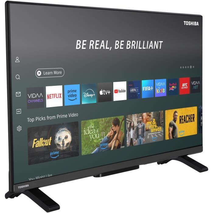 TOSHIBA 32LV2563DG - TV LED 32 (82 cm) - Full HD 1920x1080 - Smart TV - 2xHDMI - WiFi