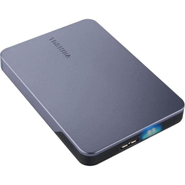 Disque dur externe TOSHIBA Canvio Gaming - 2,5 - 2 To - USB 3.2 Gen 1 - Compatible avec PlayStation / Xbox / PC - Silver