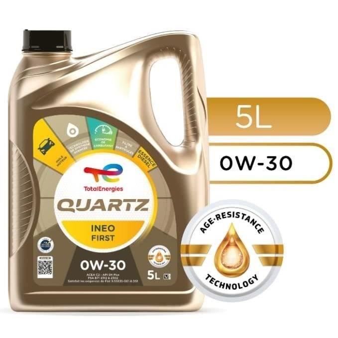 Huile moteur - TotalEnergies - Quartz Ineo First 0W-30 - 5L