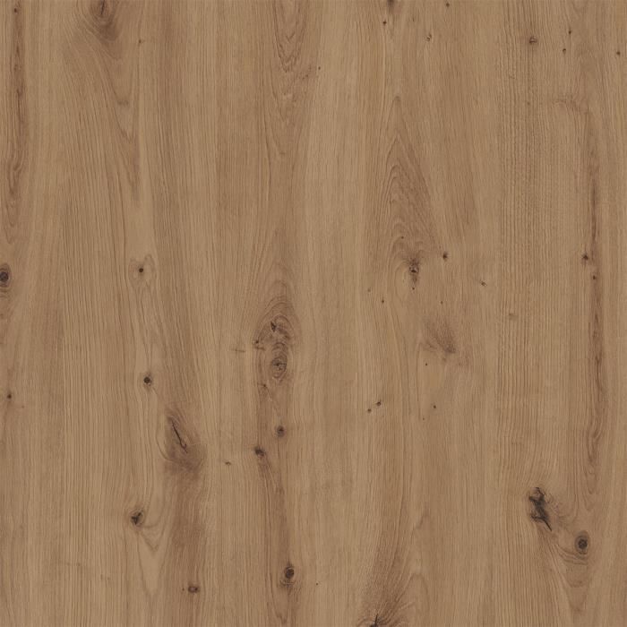 Table a manger fixe FOLLOW 6 personnes - Mélamine chene artisan - L160 x P80 x H76 cm - TRENDTEAM