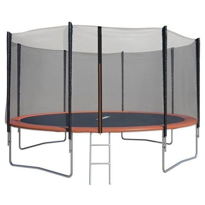 TRIGANO Trampoline avec filet de sécurité et échelle 366 cm