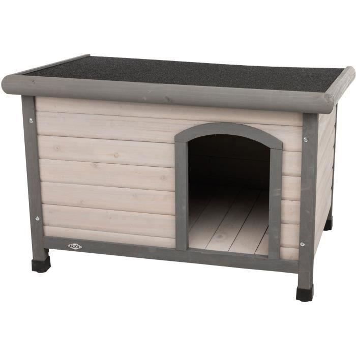 TRIXIE - Natura - Niche pour chiens Taille S - 85 × 58 × 60 cm . Classic a toit plat