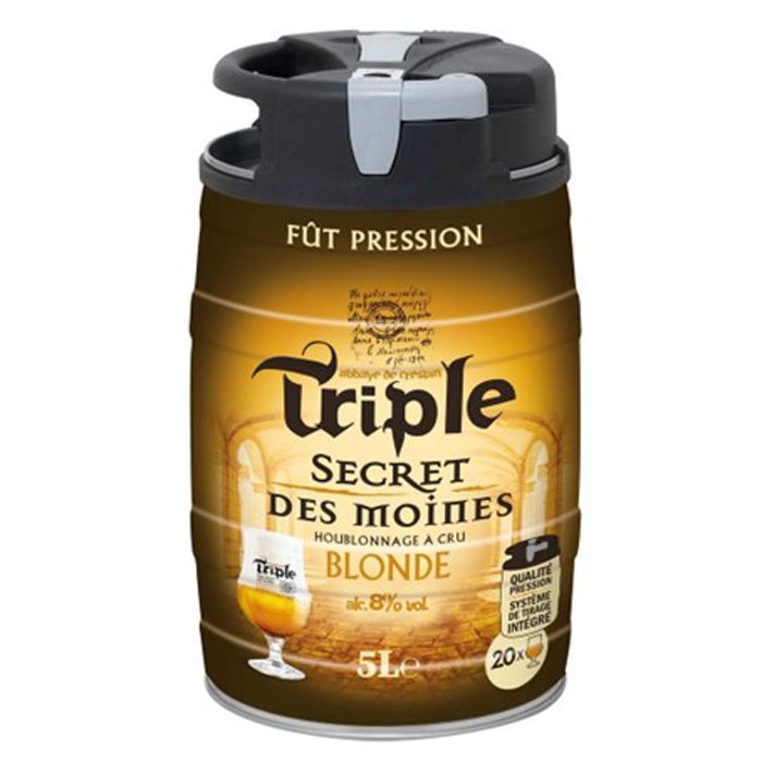Triple Secret des Moines Blonde - Mini-Fût de biere blonde 5L