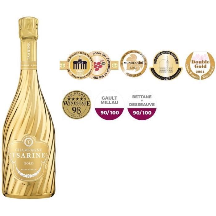 ChampagneTsarine Gold Brut - 75 cl