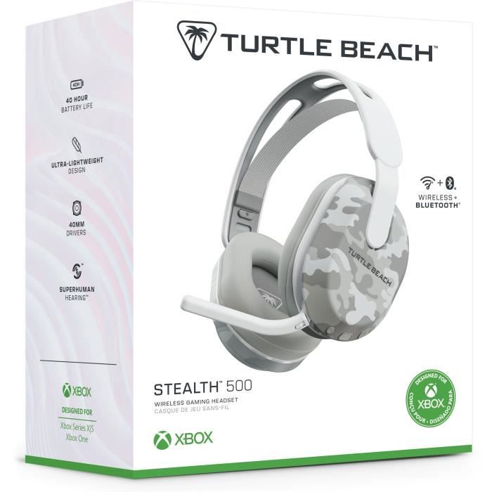 Casque gaming sans fil - TURTLE BEACH - TBS-2103-95 - Stealth 500 - XB - Arctic Camo