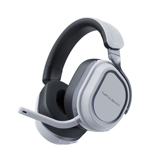 Casque gaming sans fil - Turtle Beach Stealth 700P (Gen3) - Blanc - PS5, PS4, PC, mobile, 60mm, Bluetooth, 80h