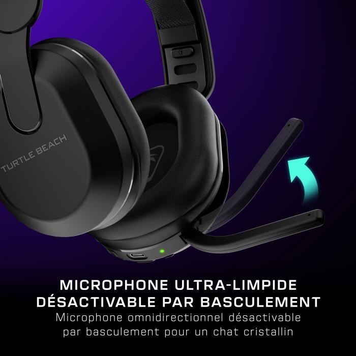 Casque de gaming sans fil - TURTLE BEACH - Stealth 500 PC - Noir