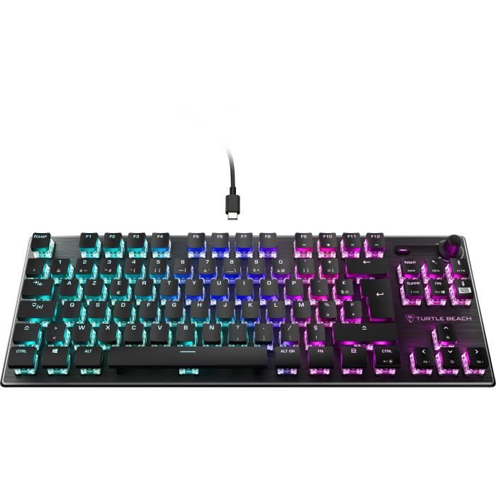 Clavier gaming RGB mÈcanique compact - TURTLE BEACH - Vulcan TKL - Noir