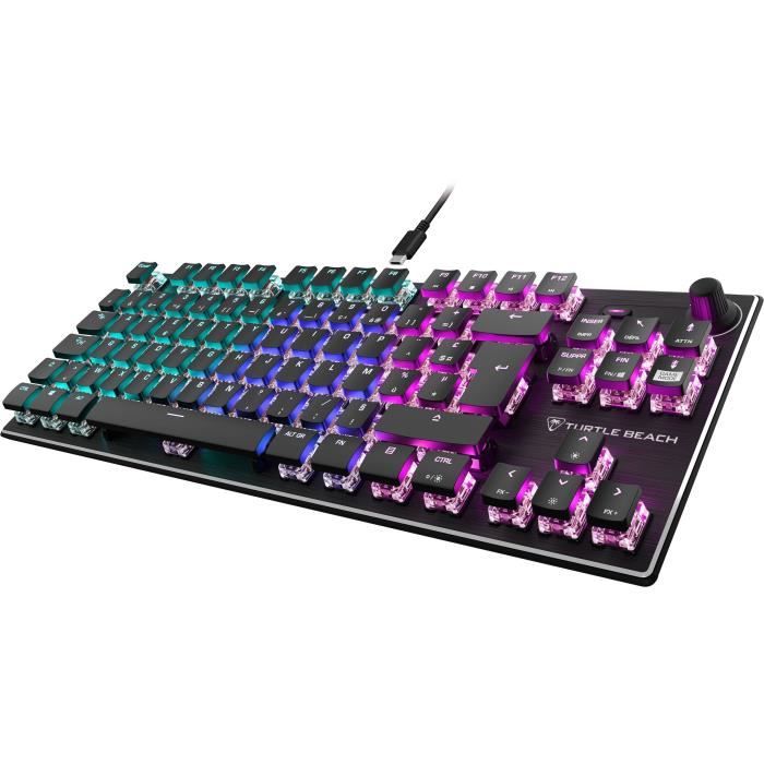 Clavier gaming RGB mÈcanique compact - TURTLE BEACH - Vulcan TKL - Noir