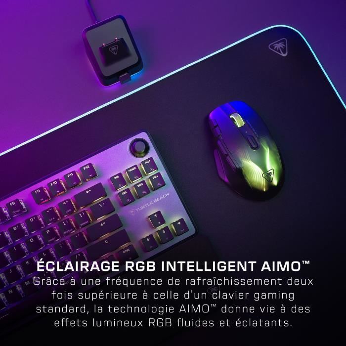 Clavier gaming RGB mÈcanique magnÈtique - TURTLE BEACH - Vulcan II TKL Pro - Noir