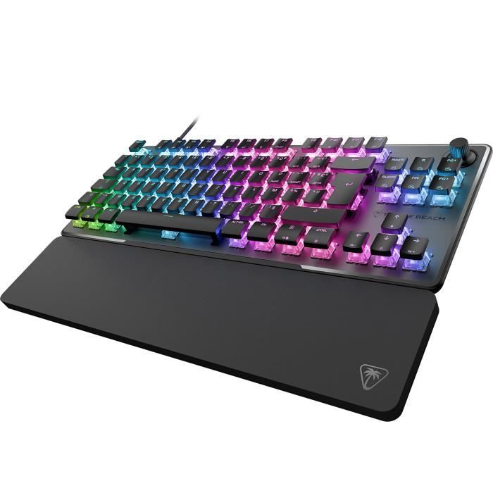 Clavier gaming RGB mÈcanique magnÈtique - TURTLE BEACH - Vulcan II TKL Pro - Noir