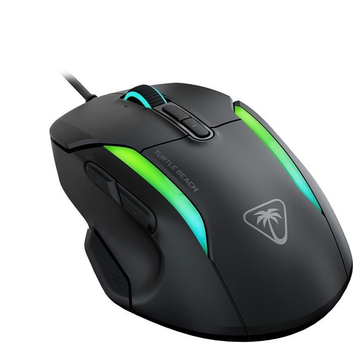 Souris gaming sans fil - Turtle Beach Koneô II - Ultra lÈgere - Noir, 26 000 DPI, 23 fonctions personnalisables