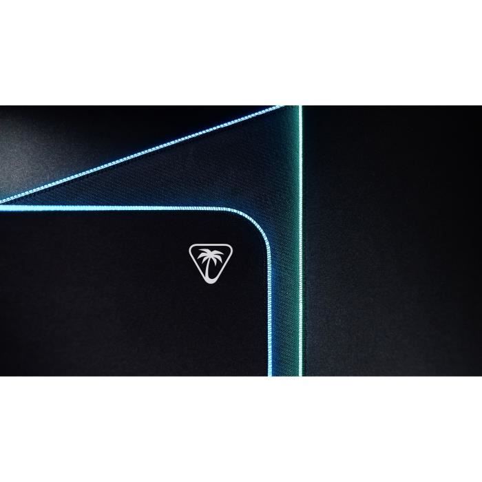 Tapis De Souris De Jeu RGB Ultra Large - TURTLE BEACH - Sense AIMOô XXL - Noir