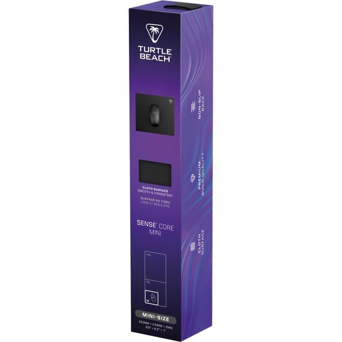 Tapis de souris de jeu - Turtle Beach SenseCore Mini - Surface micro-tissÈe, ÈquilibrÈ, confortable