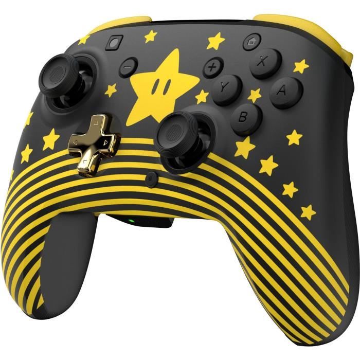Manette gaming sans fil pour Nintendo Switch™ - TURTLE BEACH - TBC-8101-75 - Rematch™ Super Mario Star