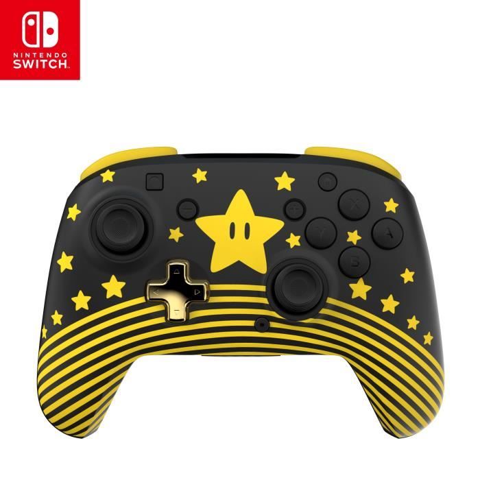 Manette gaming sans fil pour Nintendo Switch - TURTLE BEACH - TBC-8101-75 - Rematch Super Mario Star