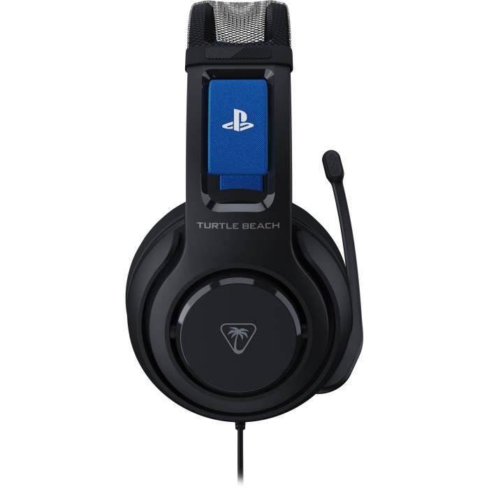 Casque gaming filaire - TURTLE BEACH - Atlas 200 - TBS-3002-05 - Pour PS5 et PS4 - Noir