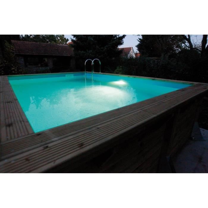 Spot LED 350 blanc pour piscines bois UBBINK - ABS - IP68 - 24W - 12VAC/50Hz - Garantie 2 ans