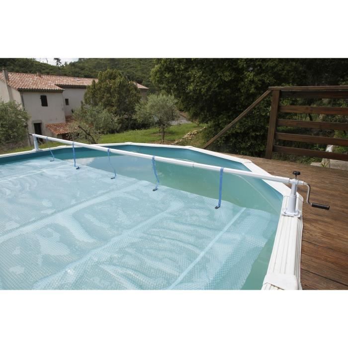 Enrouleur de b‚che XTRA Ubbink pour tous types de piscine jusqu'a 5,55m de large