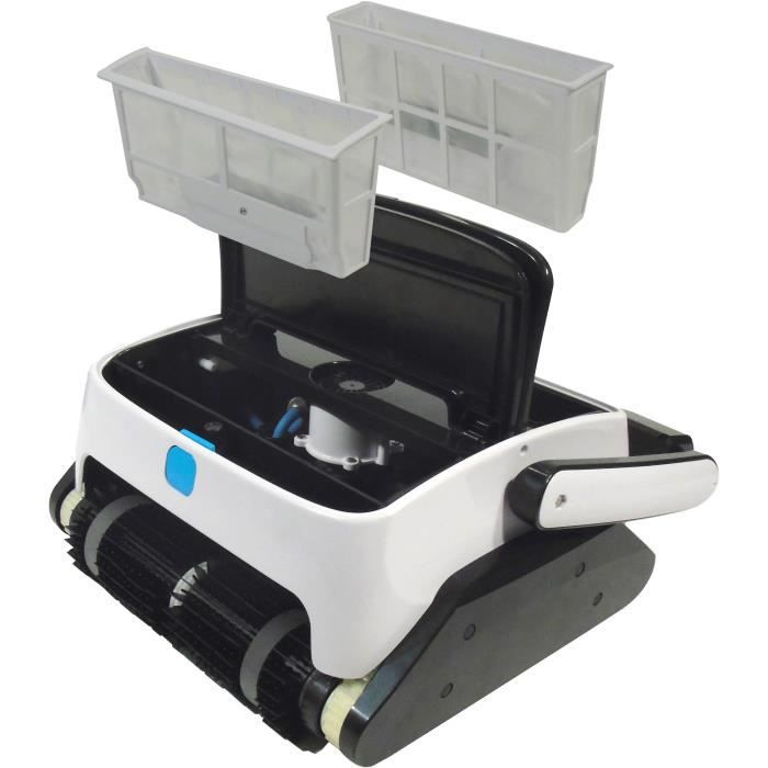 Robot nettoyeur de piscine UBBINK - Robotclean 3 plus - nettoyage fond, paroi et ligne d'eau pour toutes piscines