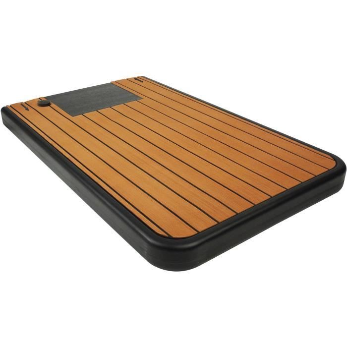 Support de douche solaire UBBINK - RÈserve d'eau 20 litres - Teck