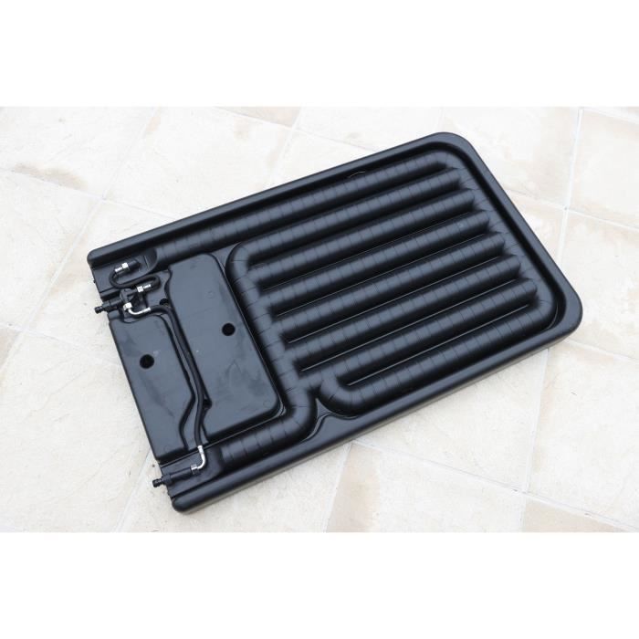 Support de douche solaire UBBINK - RÈserve d'eau 20 litres - Teck