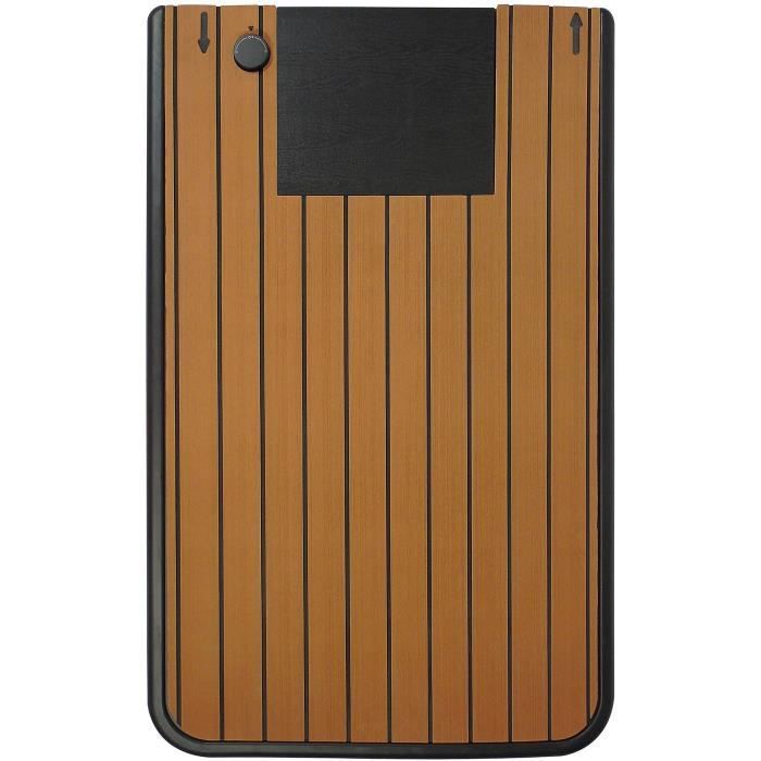 Support de douche solaire UBBINK - RÈserve d'eau 20 litres - Teck