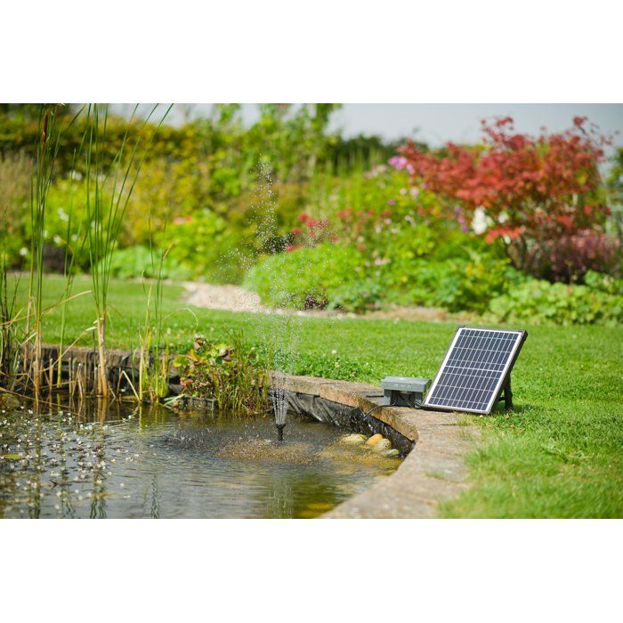 Pompe fontaine - UBBINK - SolarMax 600 Accu Power Control - Débit 700 l/h - Fonctionnement jour/nuit