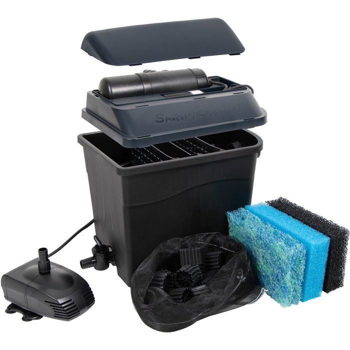Filtre gravitaire pour bassin - UBBINK - SmartClear 6000 PlusSet - UV-C 7W - Pompe proLine 1900 - 3000-6000 L